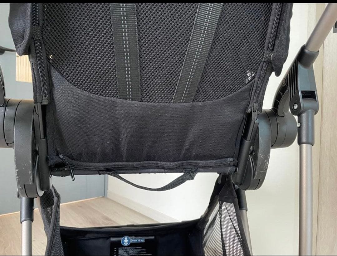 サイベックス　メリオカーボン　ベビーカー　ブラック　エアラブ4ドーナツ付き