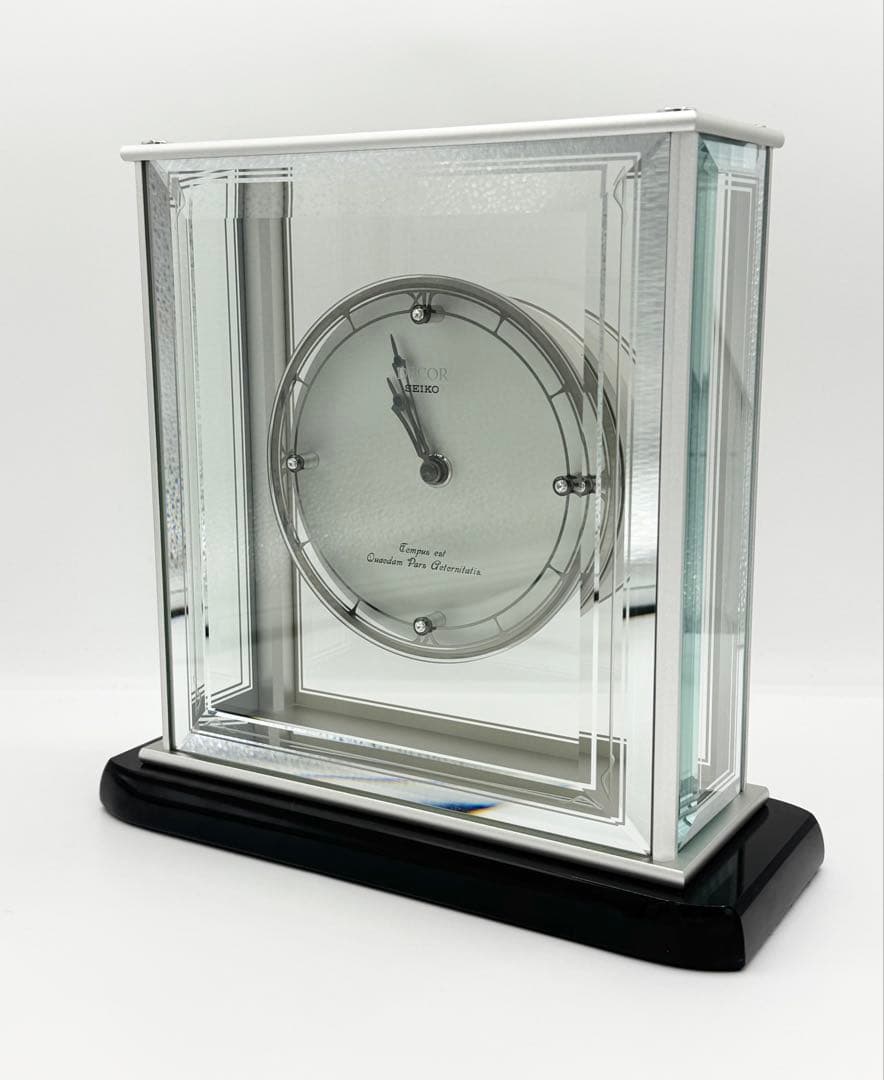 【希少】SEIKO 置き時計 AZ739S DECOR デコール スワロフスキー