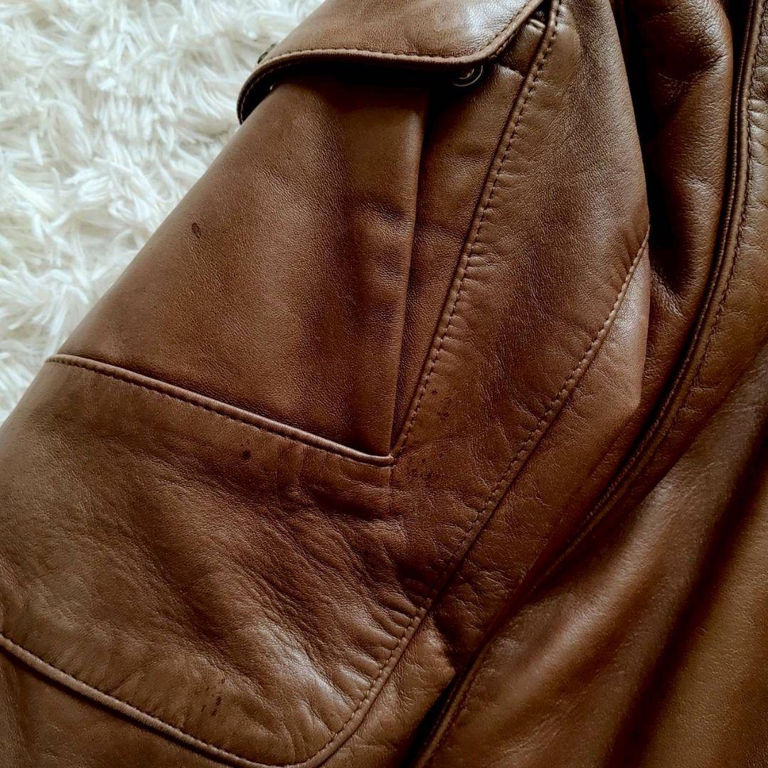 Ralph Lauren モーターサイクル ギミック M65 レザージャケット