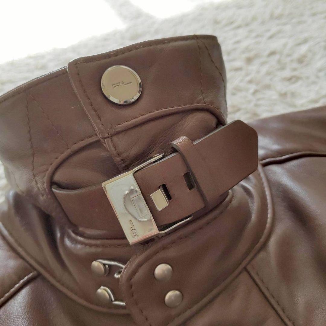 Ralph Lauren モーターサイクル ギミック M65 レザージャケット