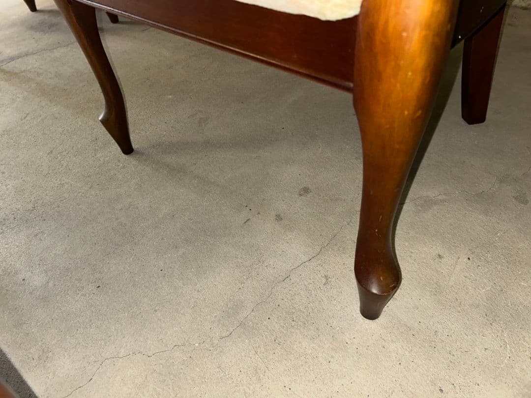 マルニ木工 80年代ビンテージ 小型テーブル、チェアーセット 引き取り限定！