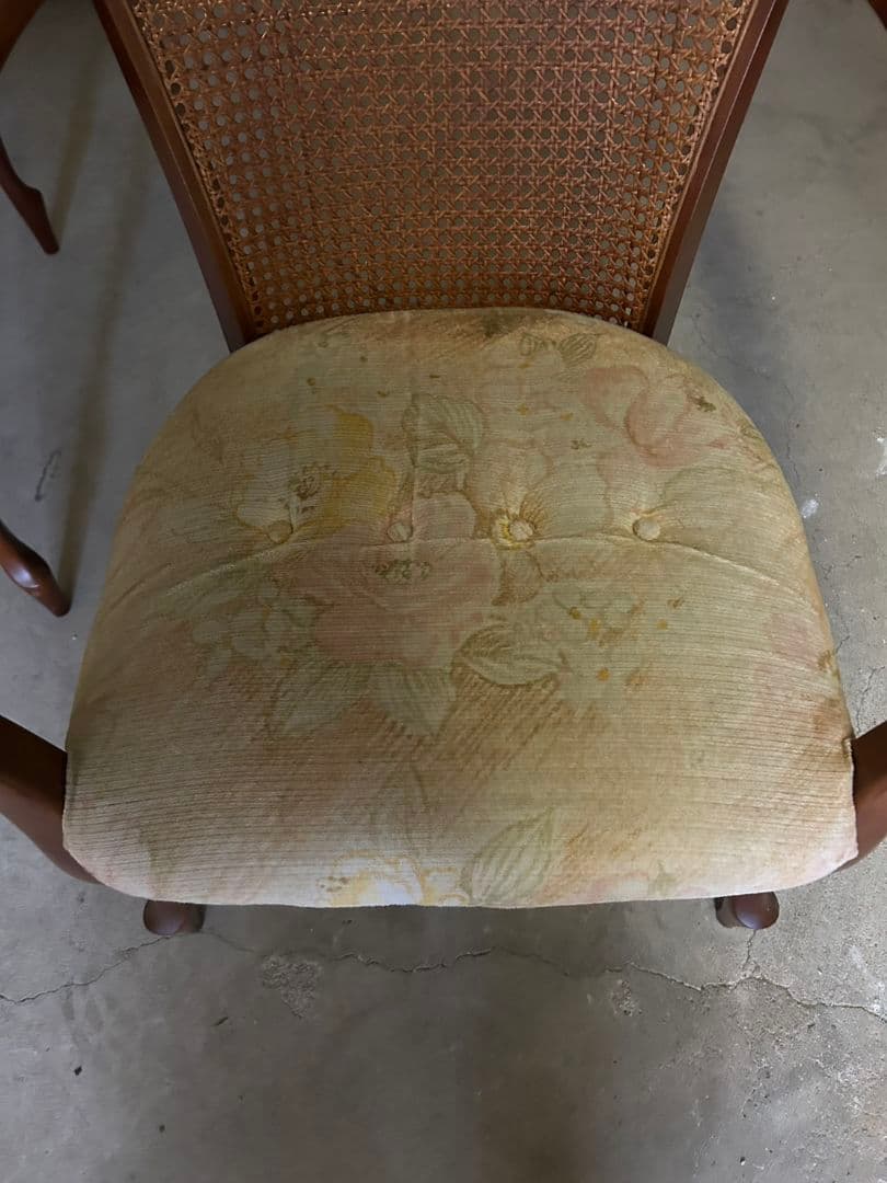 マルニ木工 80年代ビンテージ 小型テーブル、チェアーセット 引き取り限定！