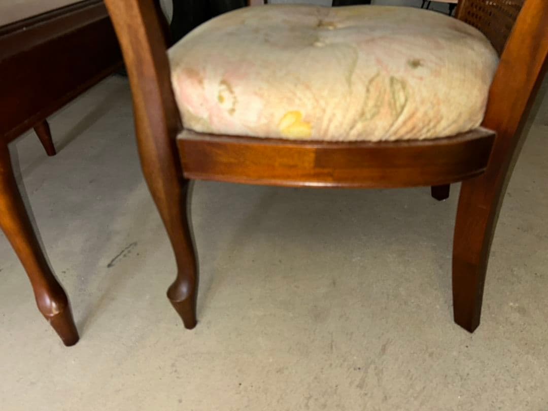 マルニ木工 80年代ビンテージ 小型テーブル、チェアーセット 引き取り限定！