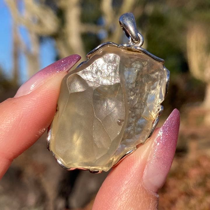 リビアングランス 原石 ペンダントトップ