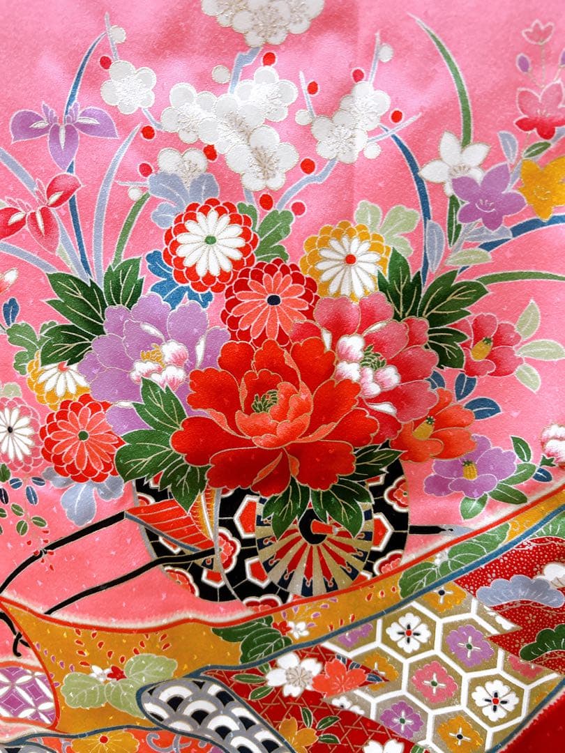 本格正絹♡七五三　7歳　フルセット　一式　ピンク