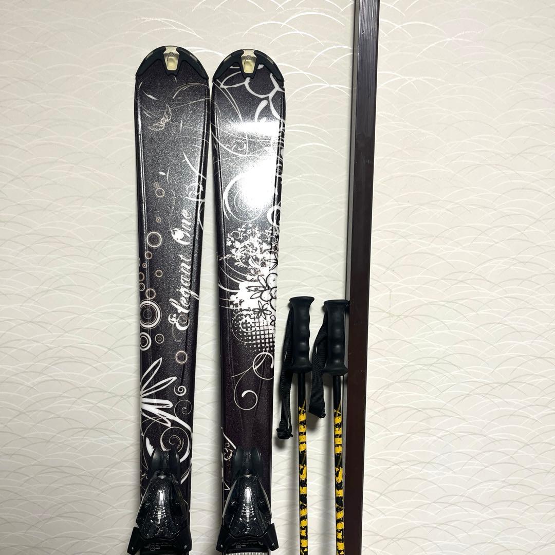 カービングスキーセット HEAD 149cm KIZAKI ストック レディース