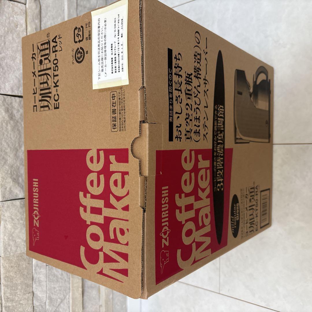 【新品】Zojirushi コーヒーメーカー EC-KT50-RA レッド　象印