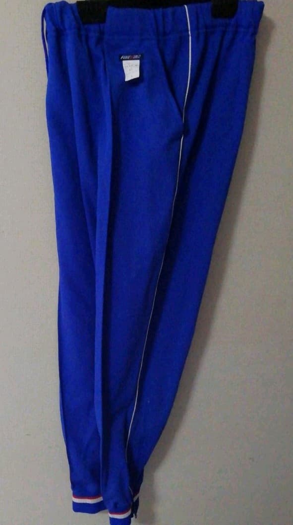 ２枚セット①ブルージャージ(新品未使用)&②グレージャージパンツ(新品未使用)