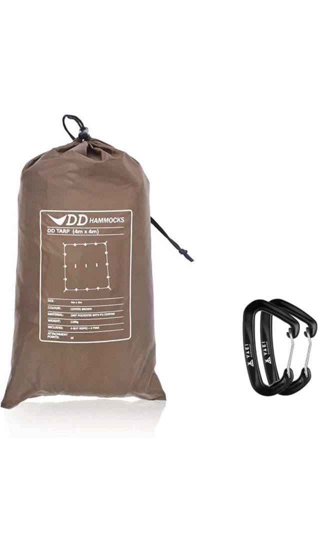 DDタープ 4×4 コヨーテブラウン