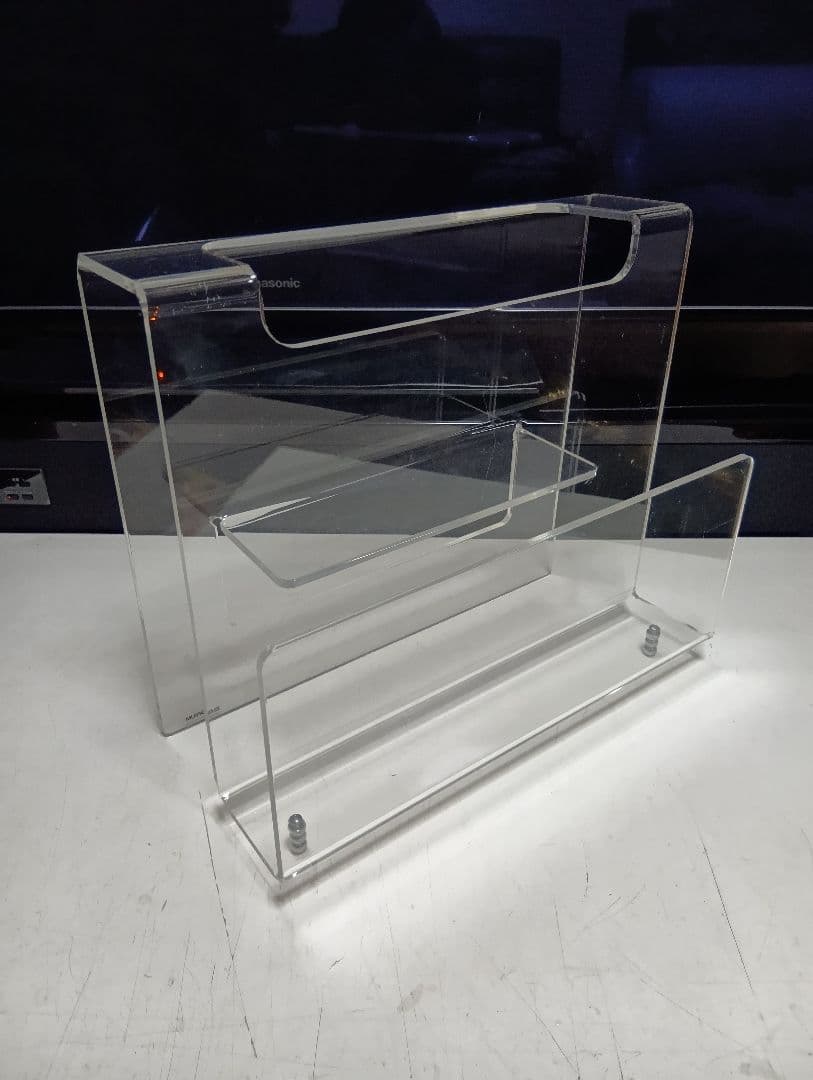 希少　EMPORIUM社　スペースエイジ　デザイナーズ　アクリル　ブックシェルフ