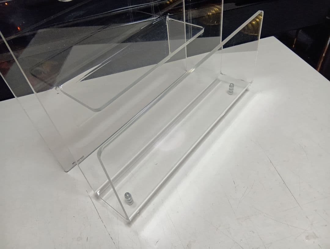 希少　EMPORIUM社　スペースエイジ　デザイナーズ　アクリル　ブックシェルフ