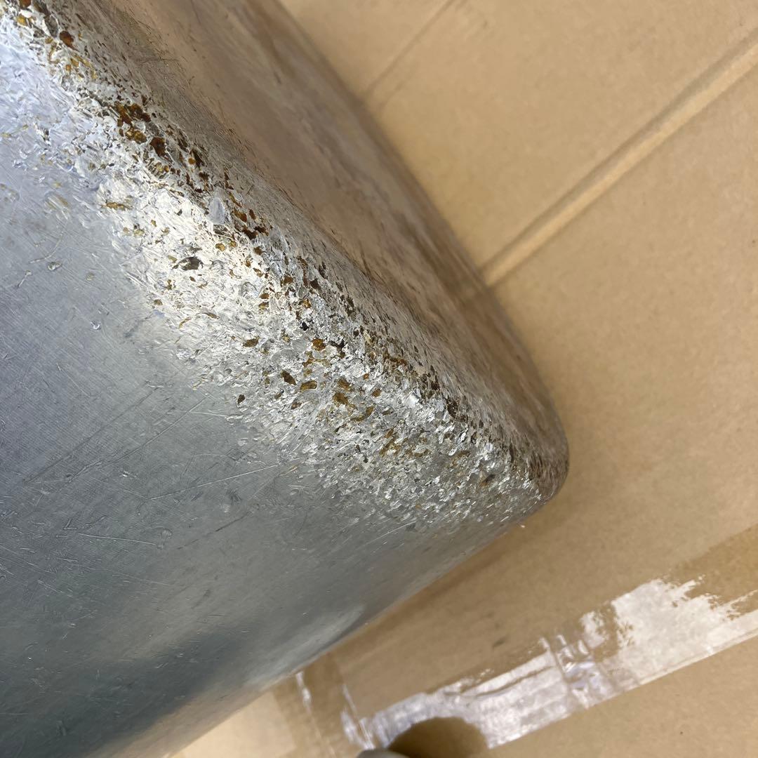 業務用　大型アルミ製寸胴鍋　大容量　2ハンドル　内径約48㎝　分厚いアルミ製