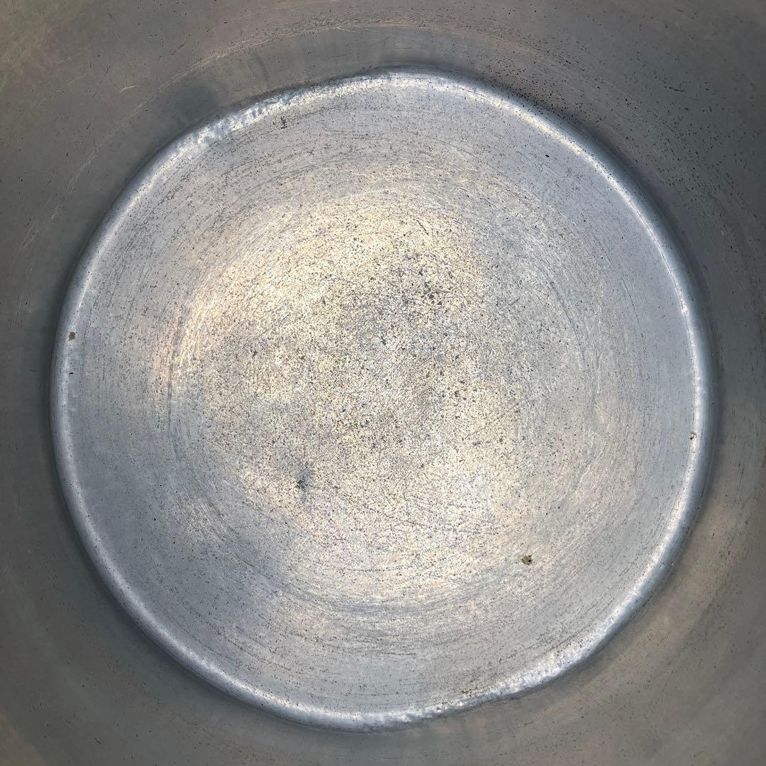 業務用　大型アルミ製寸胴鍋　大容量　2ハンドル　内径約48㎝　分厚いアルミ製