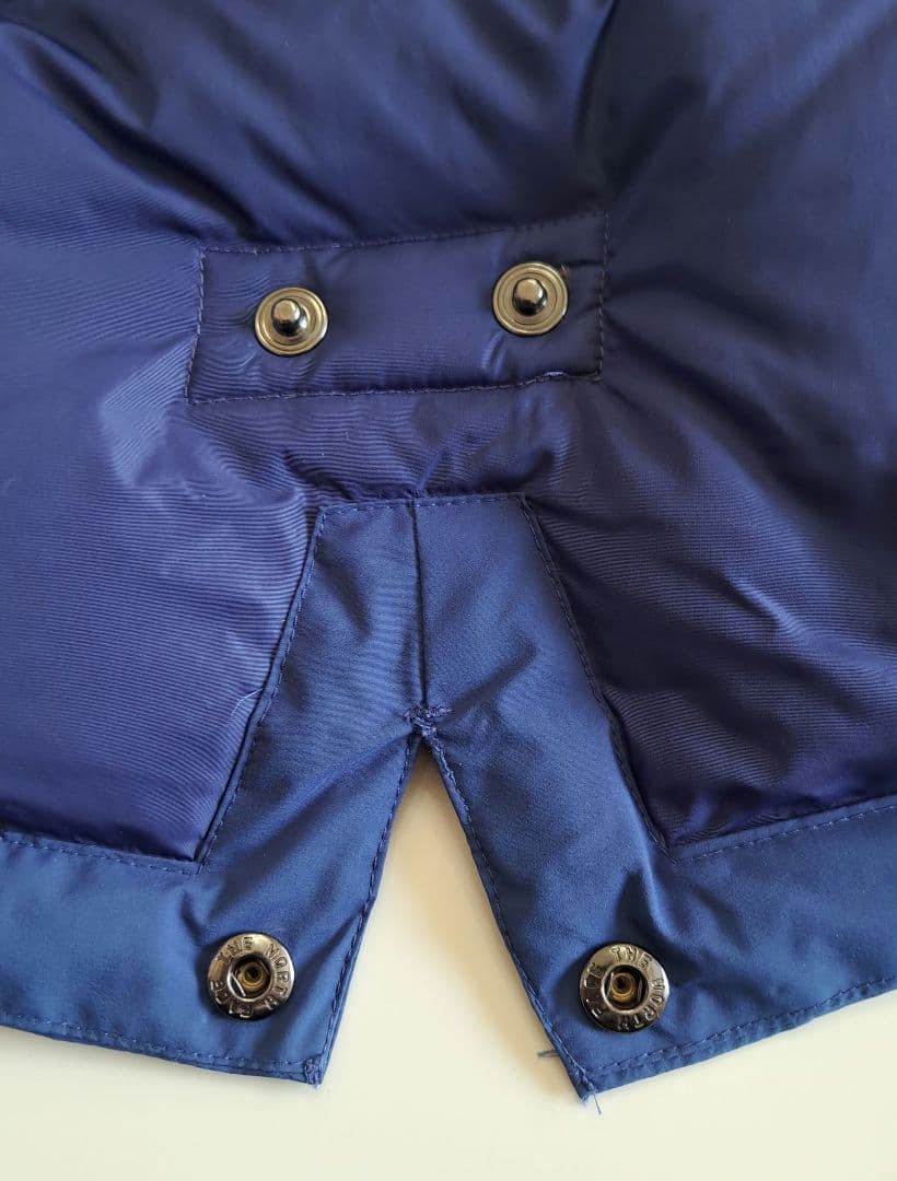 THE NORTH FACE 青レディースダウンジャケットフード付きL寸(90)