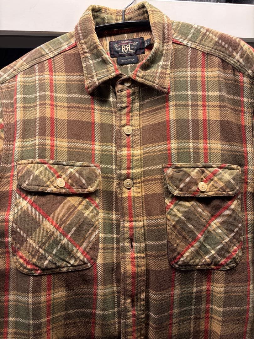 RRL ダブルアールエル ラルフローレン 最高級ライン 厚手 長袖 ヴィンテージ