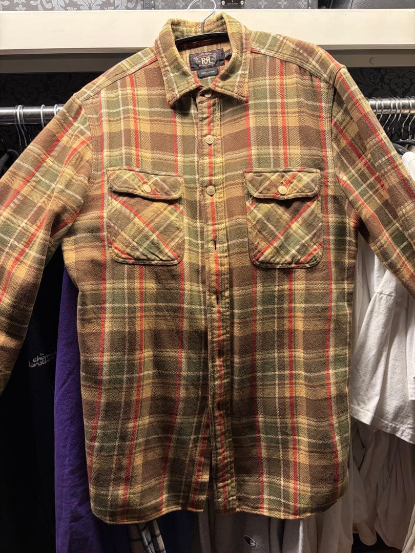 RRL ダブルアールエル ラルフローレン 最高級ライン 厚手 長袖 ヴィンテージ