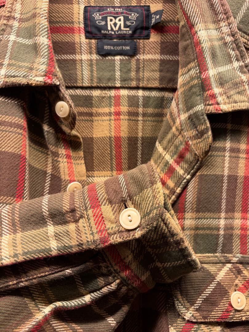 RRL ダブルアールエル ラルフローレン 最高級ライン 厚手 長袖 ヴィンテージ