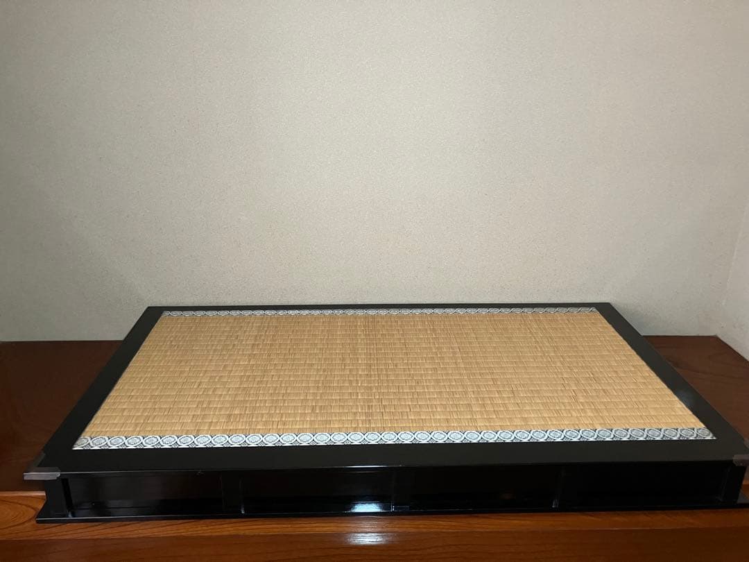 ひな祭り用飾り台 木製 黒色