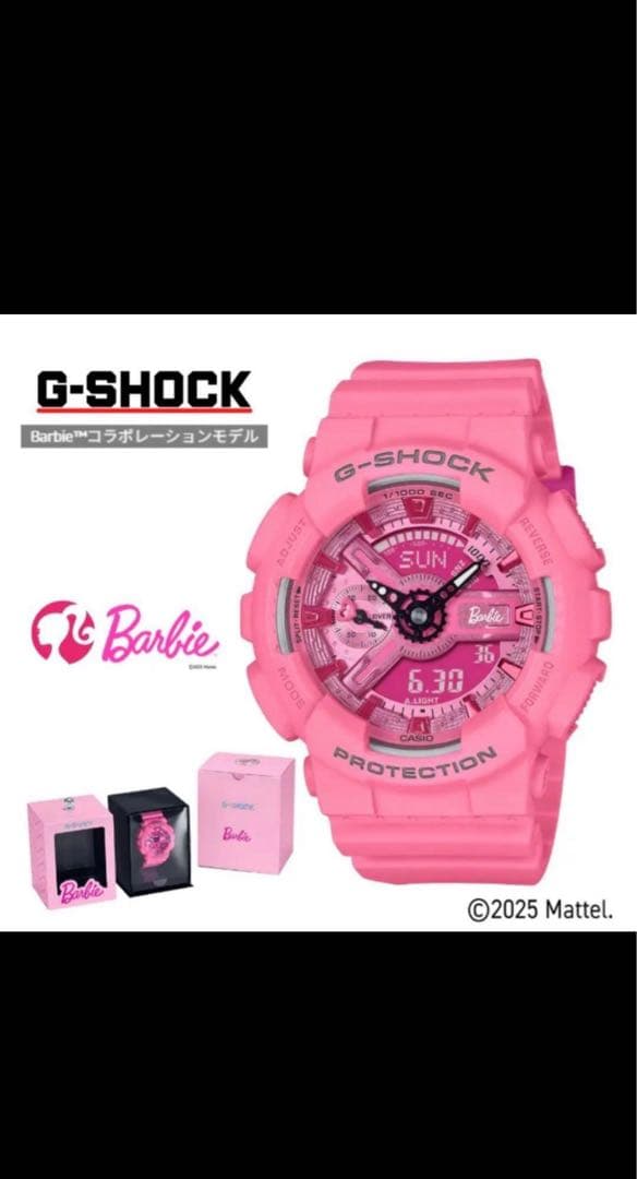 大人気　G-SHOCK Barbie BA-110-4A