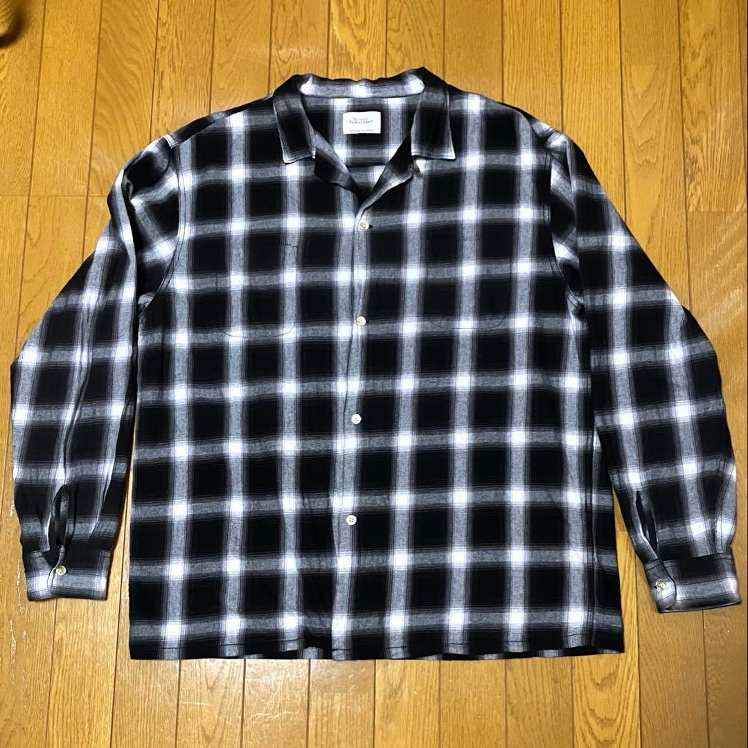 復刻　TOWNCRAFT オンブレチェック　シャツ L