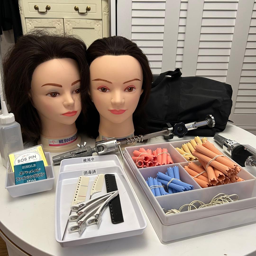 美容師国家試験　オールウェーブ　ワインディング　セット