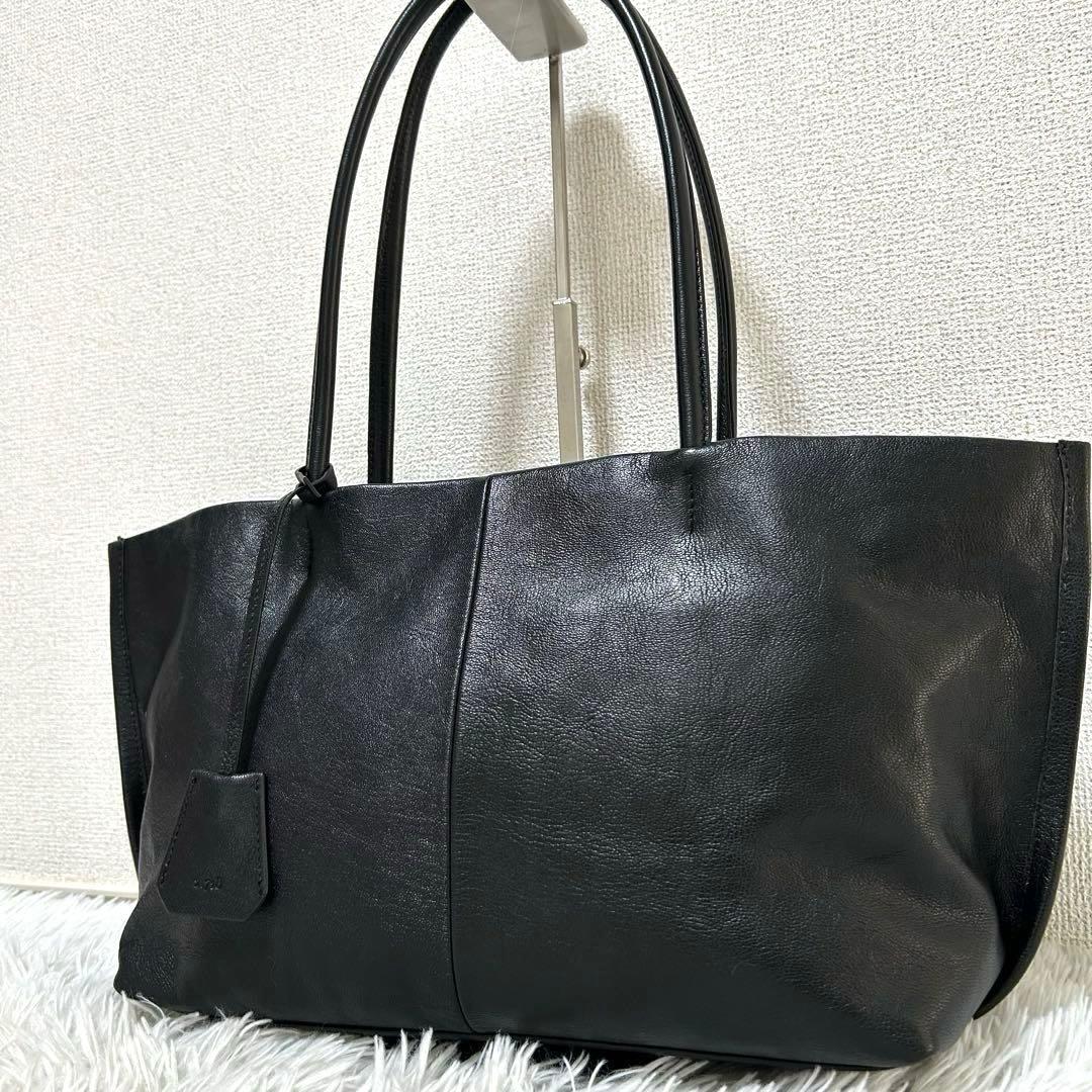 【新品未使用✨2.718/ボートトート】ガリャルダガランテ　大容量　肩がけ可　革