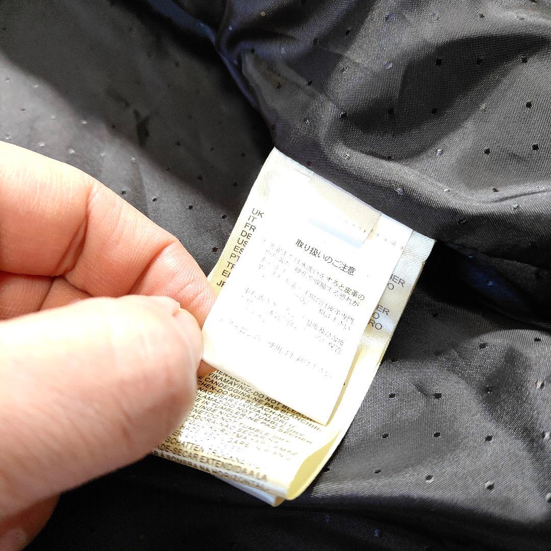 DIESEL TIMELESS 羊革 ラムレザー シングルライダースジャケット