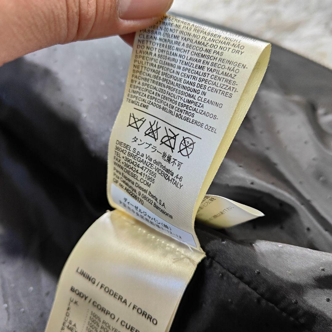 DIESEL TIMELESS 羊革 ラムレザー シングルライダースジャケット