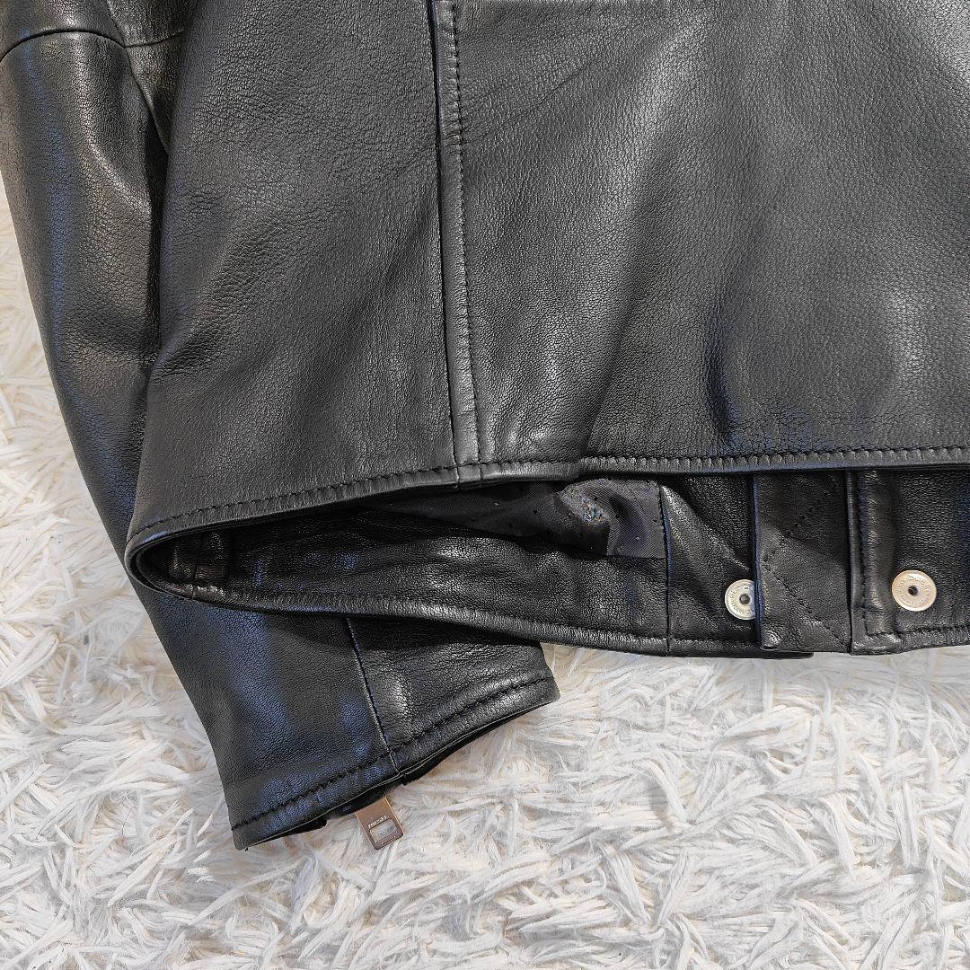 DIESEL TIMELESS 羊革 ラムレザー シングルライダースジャケット