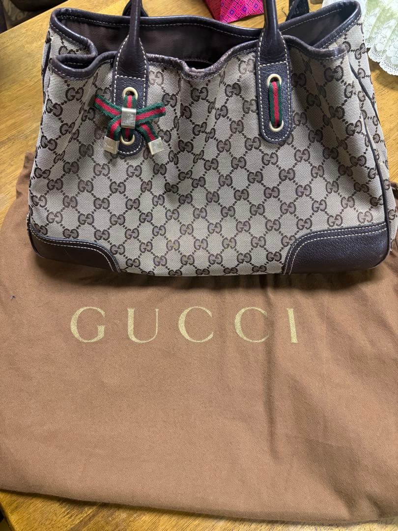n*u様 GUCCI トートバッグ