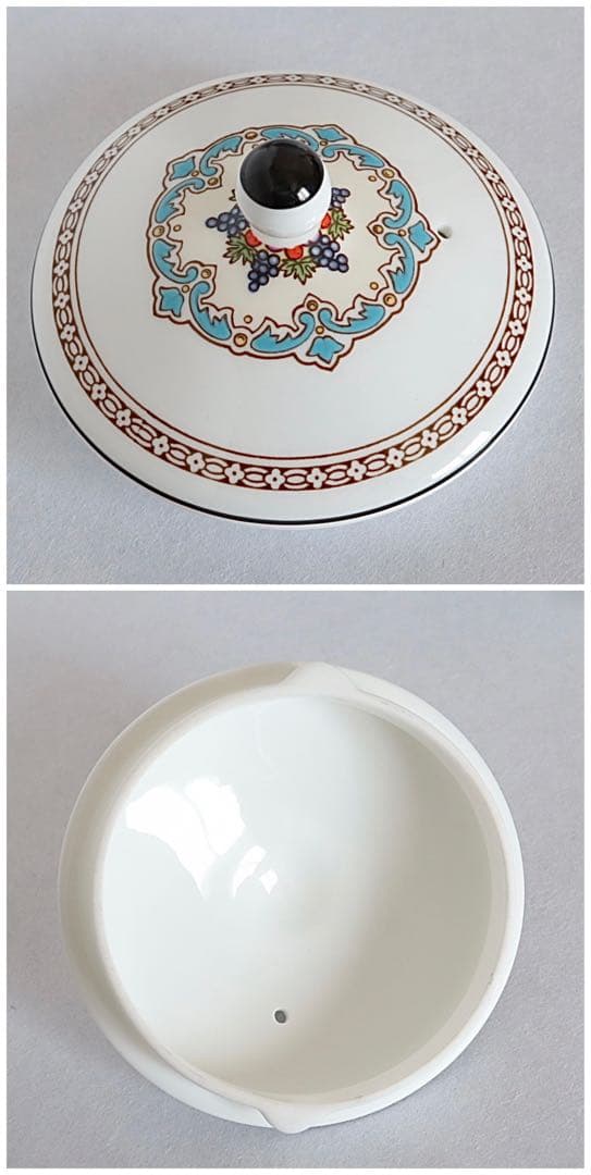 【美品】ウェッジウッド フロレンティーン ターコイズ トリオ ティーポットセット