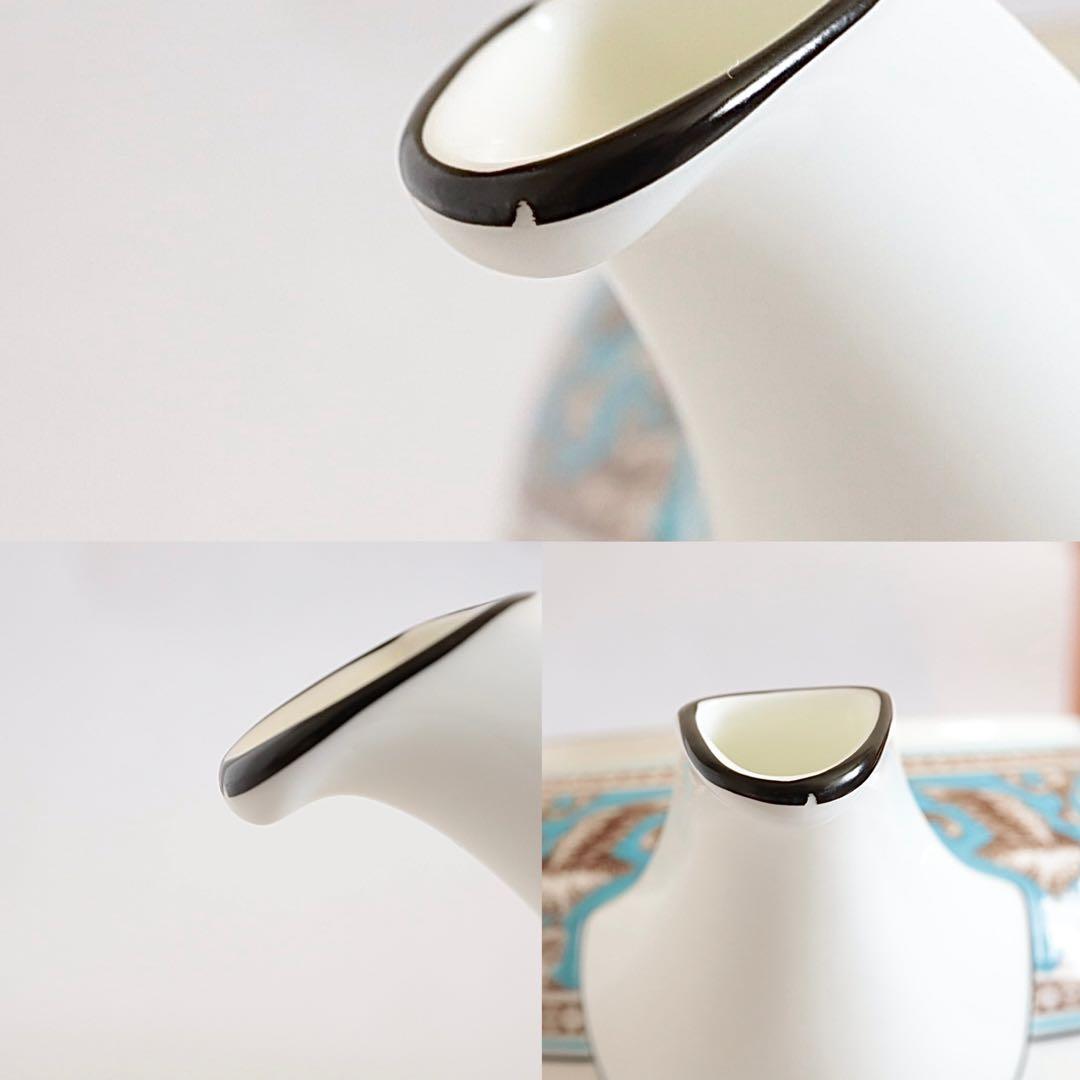 【美品】ウェッジウッド フロレンティーン ターコイズ トリオ ティーポットセット