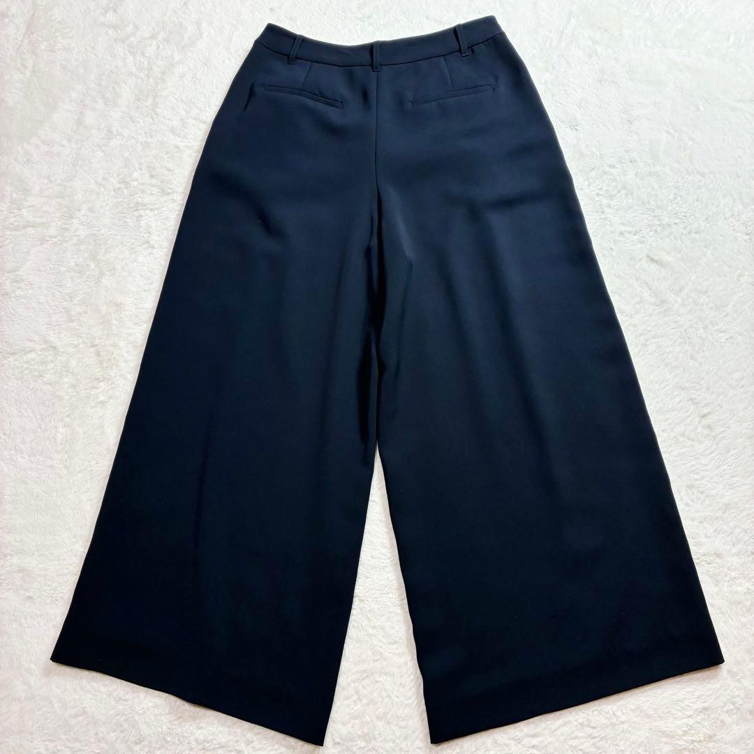 極美品 コムサイズム パンツスーツ カラーレスジャケット ネイビー 11