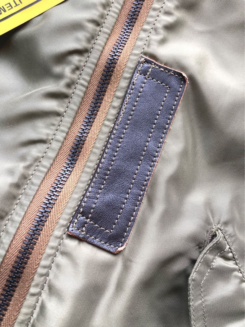 未使用タグ付　リアルマッコイズ　フライトジャケット　L-2 カーキ　サイズ38