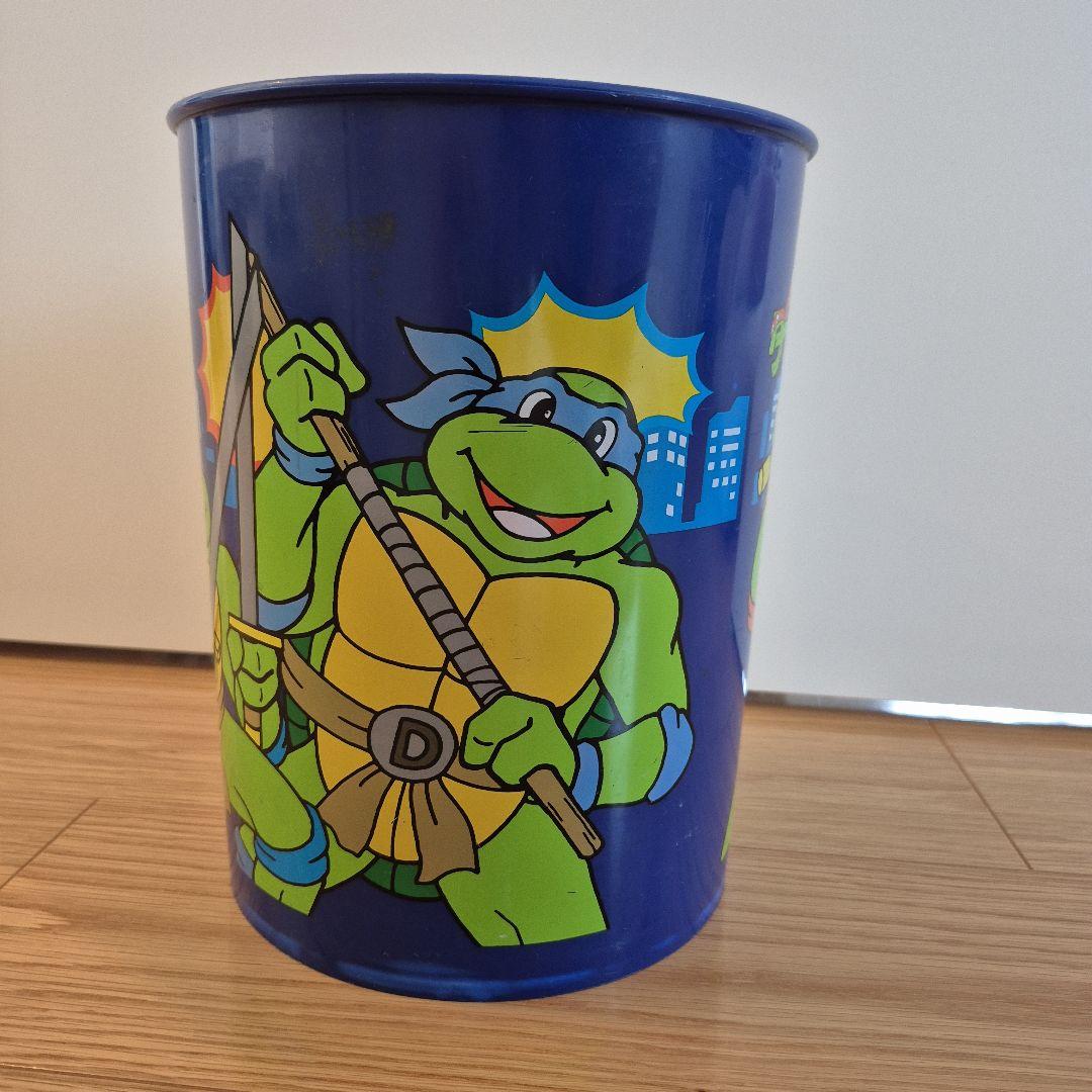 ティーンエイジ・ミュータント・ニンジャ・タートルズ ごみ箱 レアグッズ 希少