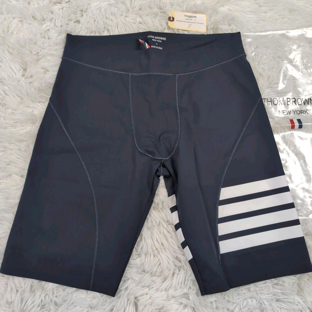 専用商品 未使用タグトムブラウン COMPRESSION Shorts Ｌネイビ