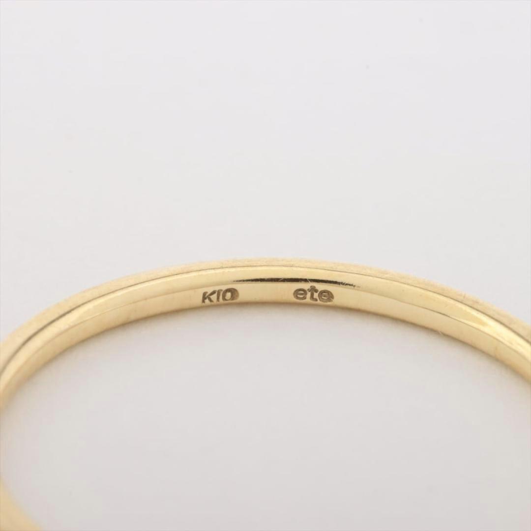 エテ K10YG クレールカット ピンキーリング