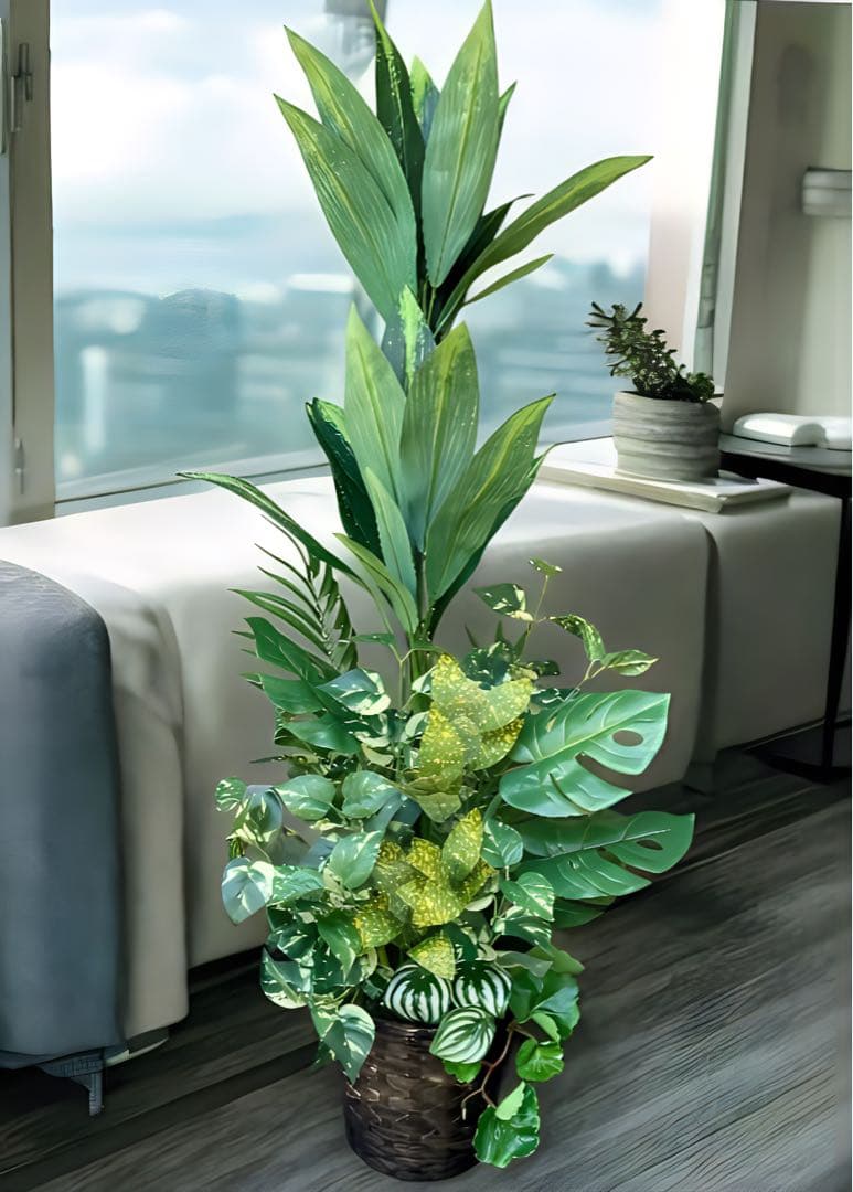 光触媒　人工観葉植物　ウォールグリーン　フェイクグリーン　マッサンアレンジgt2