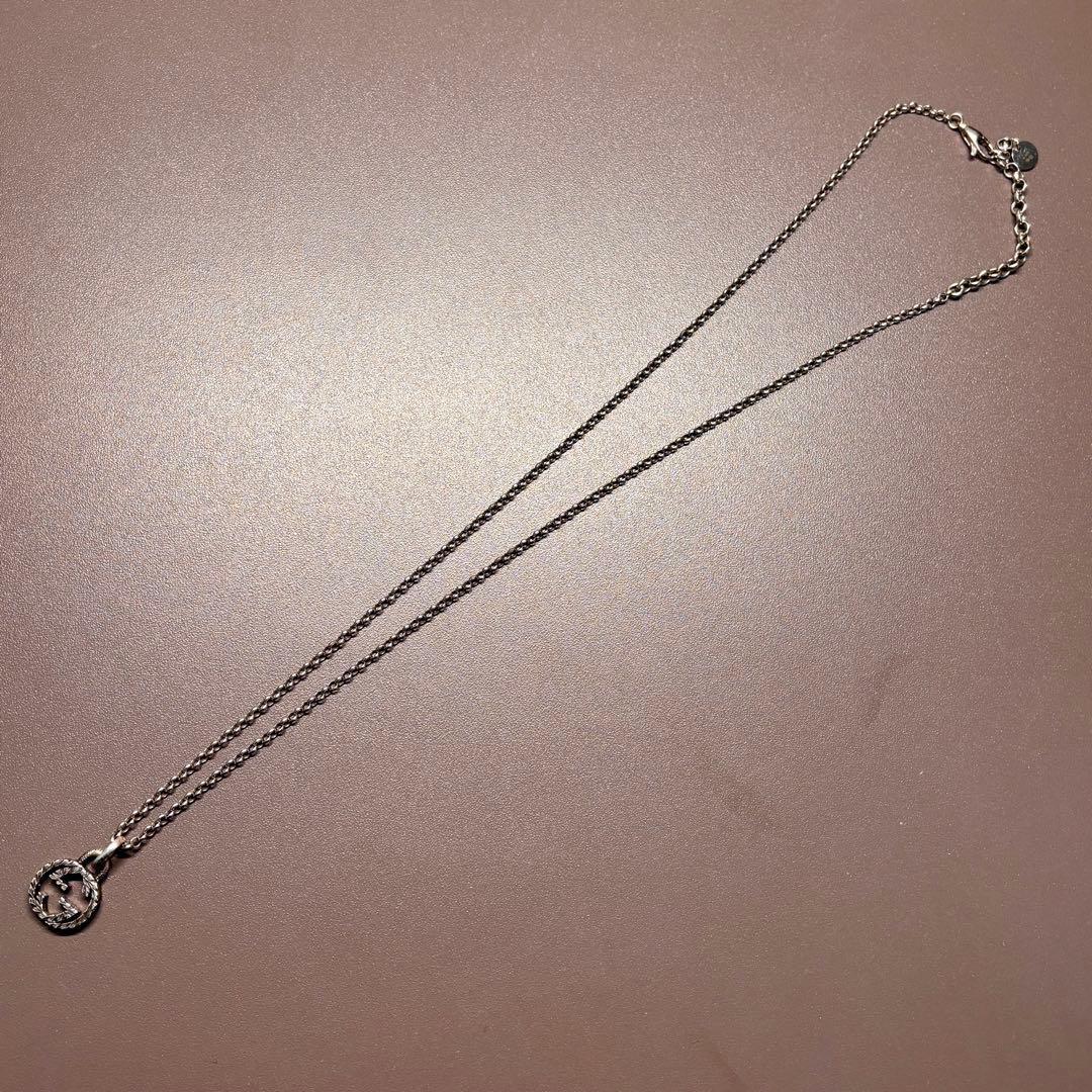 グッチ GUCCI インターロッキングGペンダント ネックレス