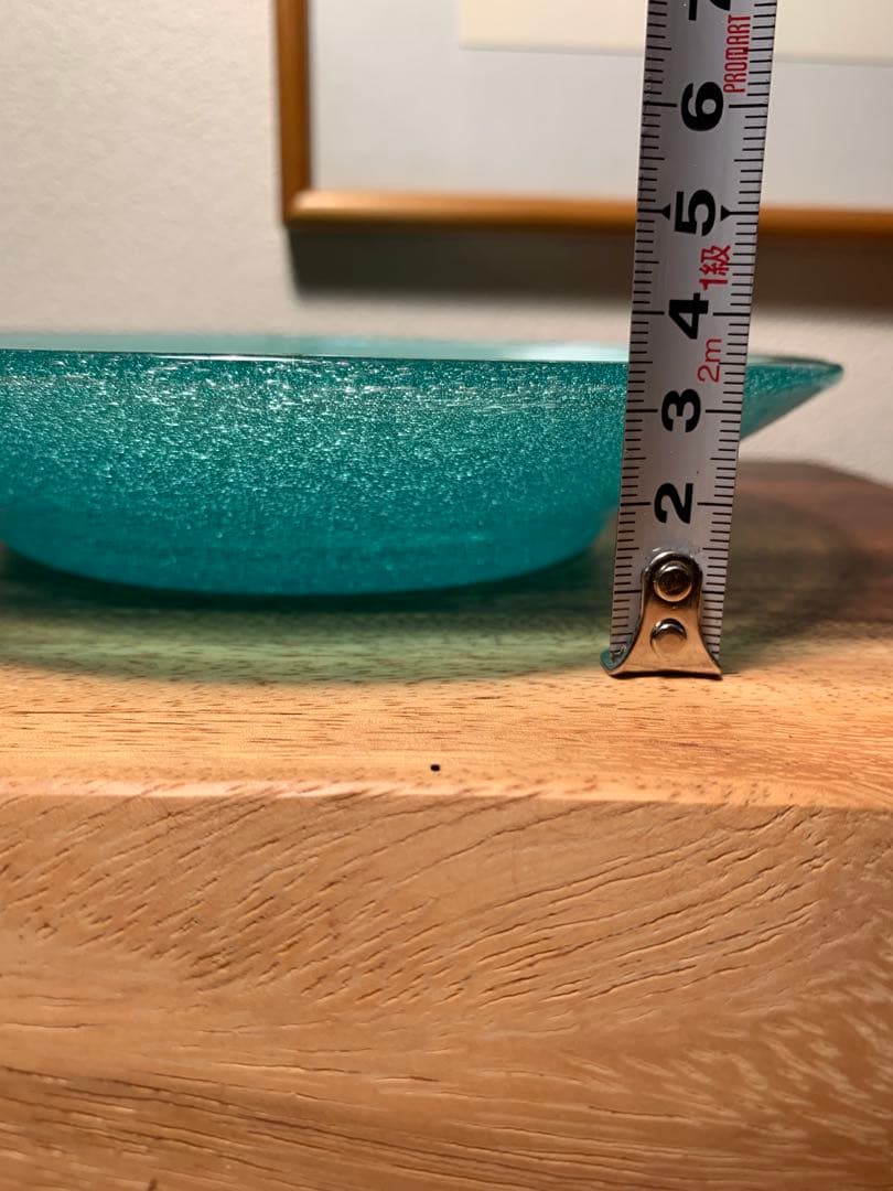 倉敷ガラス 小谷真三 民藝 吹きガラス 気泡 中皿 鉢