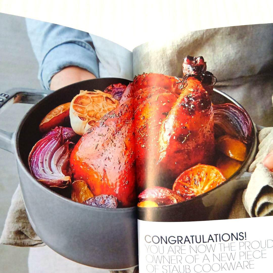 【新品(未使用)】STAUB　ストウブ　ピコ・ココット　ラウンド 18cm（赤）