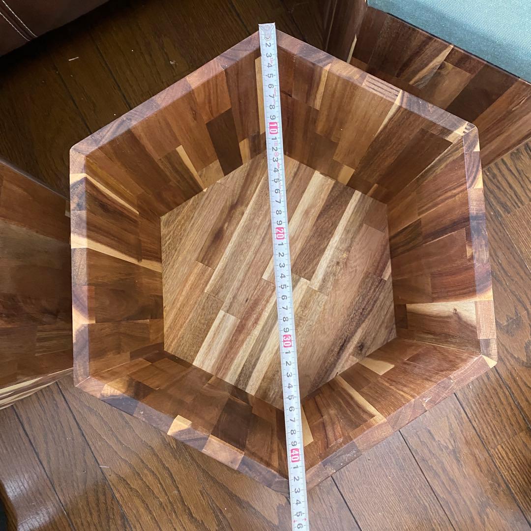 DIY 六角形スツール収納　一個