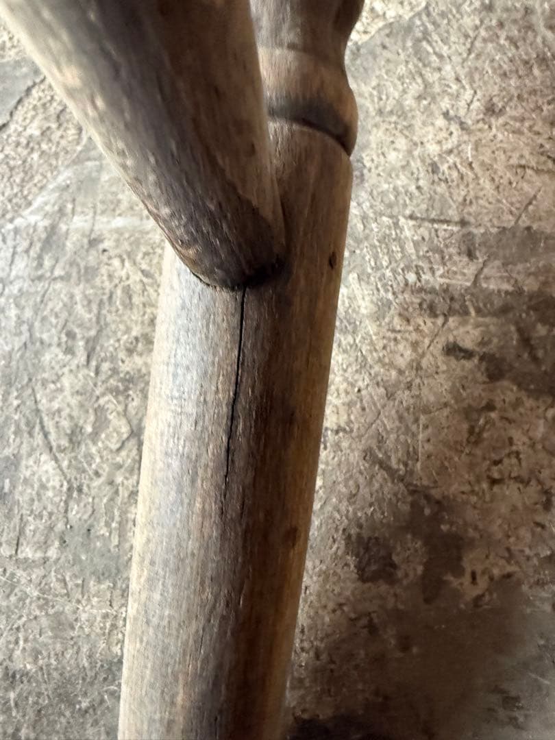 ビンテージ　ダイニングアームチェア　カフェチェア　剥離加工　no2