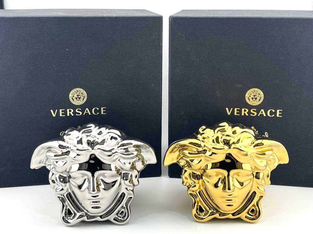 f142 美品　希少　ヴェルサーチ×ローゼンタール　コラボ　メデューサ　オブジェ