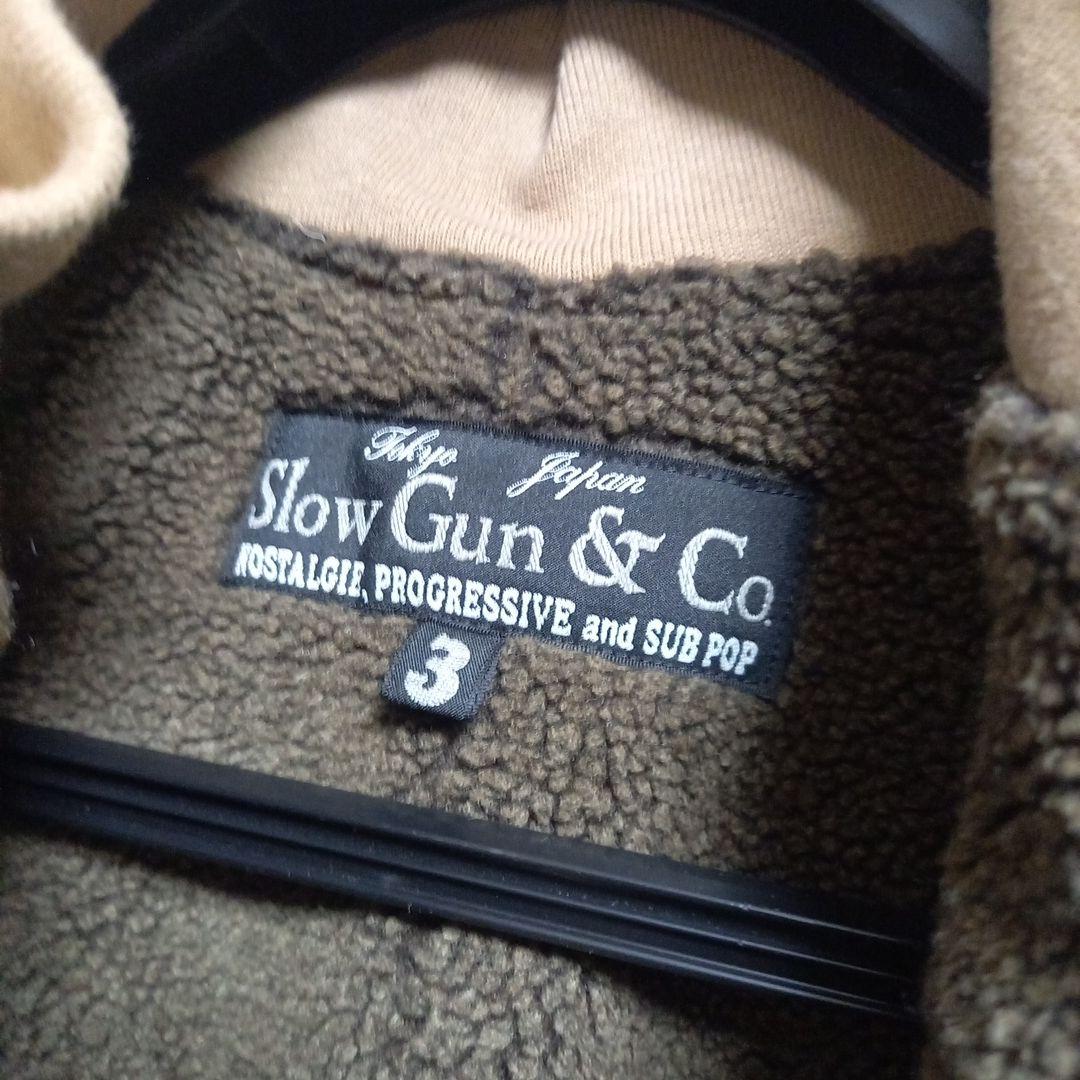 スロウガン Slowgun&co 2way 肉厚ボアライナー付きコート 光沢