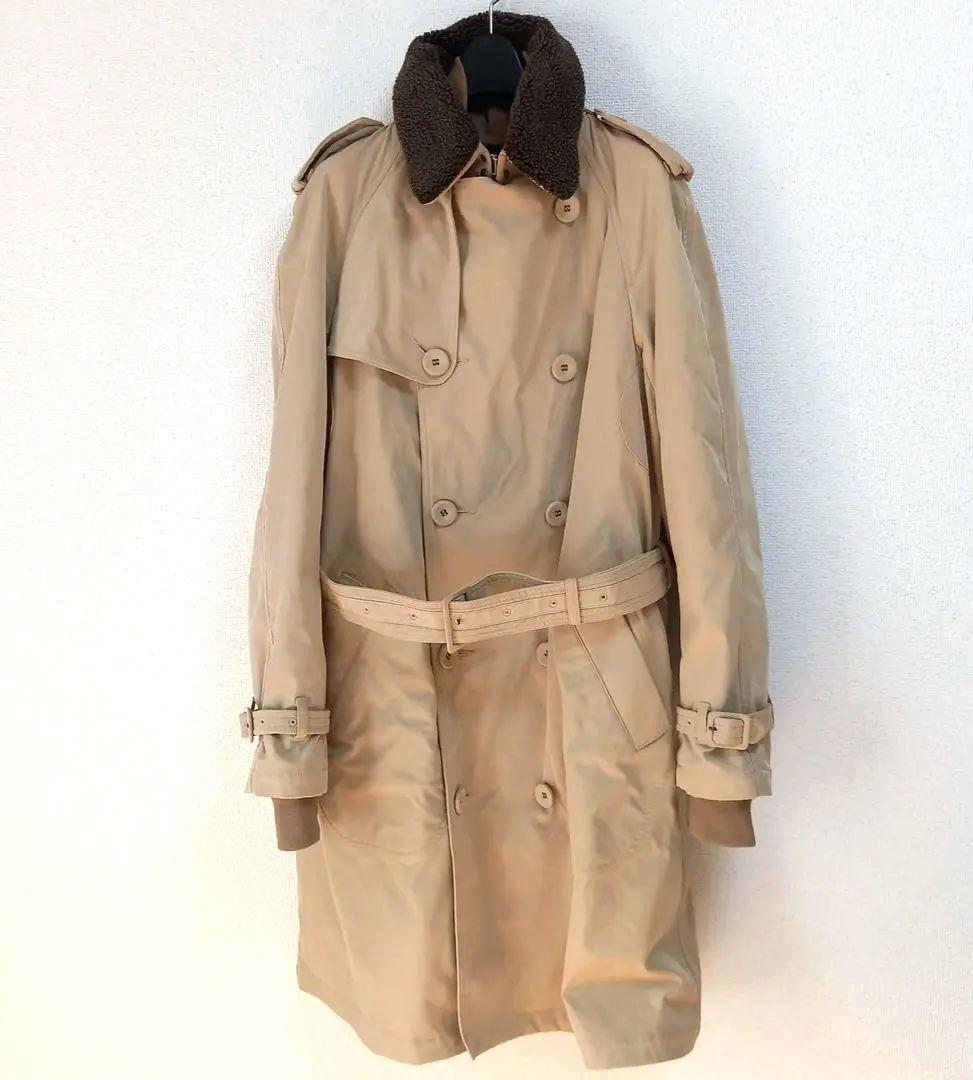 スロウガン Slowgun&co 2way 肉厚ボアライナー付きコート 光沢