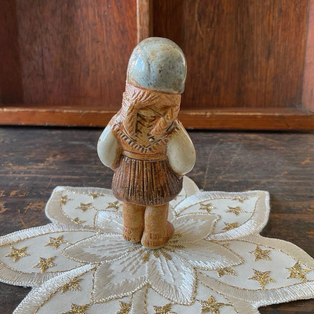 【訳あり】 ルーテボ工房の陶製人形『Lisskulla』 ★ 北欧雑貨