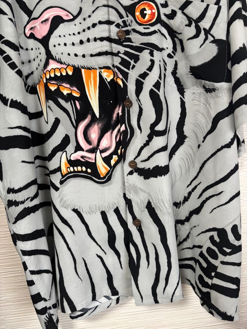 wacko maria ワコマリア アロハシャツ 開襟 トラ 白虎 Awich