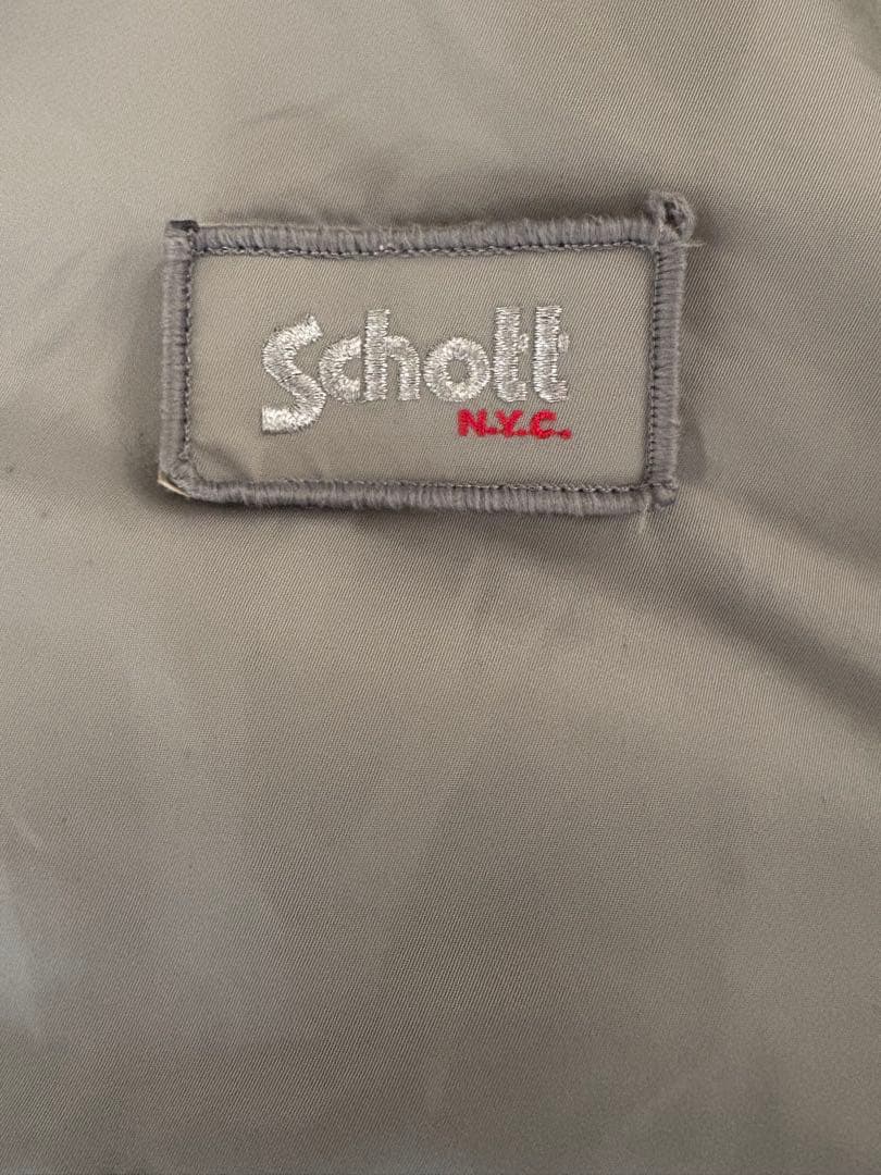 Schott CWU-R フライトジャケット ライトグレー