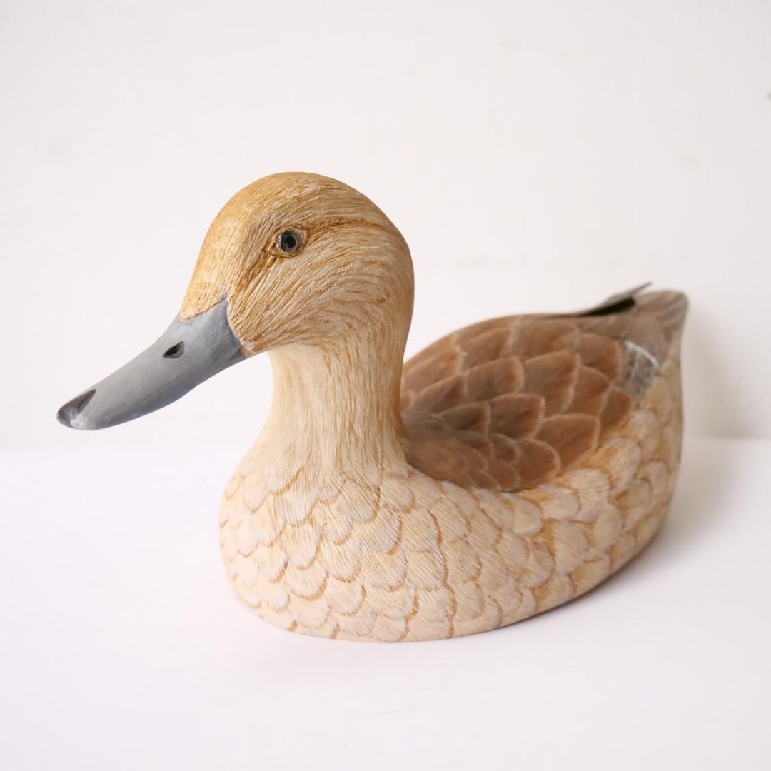 デコイ 置物　鴨　カモ　　ビンテージ
